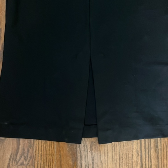 Banana Republic Black V-Neck Sleeveless Sheath Midi dress Size 0 New With Tag - Picture 10 of 13